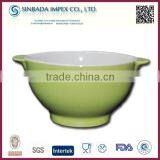 2015 Hot Sale Bulk Cheap Green Small Stoneware Bowl thumbnail-1