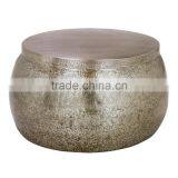 Hammered Aluminum Side Table thumbnail-1