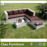 HD Designs Outdoor Furniture Rattan Couch Sofa Bed thumbnail-1