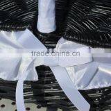 Black Willow Woven Wicker Wine Basket thumbnail-2