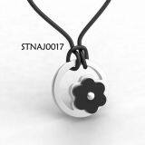 Flower Shape Stainless Steel Charm Pendants Jewelry thumbnail-4