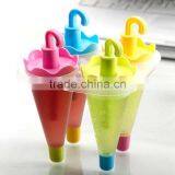 Umbrella Shape Pop Lolly PP Plastic Popsicle Ice Cooler Mold