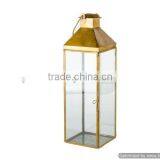 stainless steel golden lantern