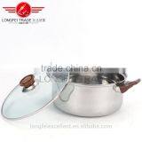 Yiwu Insulation Handle Cheap Hot Sale Stainless Steel Cookware Soup Pot thumbnail-5