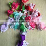 Little Girls' Grosgrain Ribbon 5" Hair Bow With Alligator Clips thumbnail-1