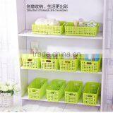 Plastic Storage Basket With Lids, Rectangle Shape Storage Baskets thumbnail-6