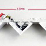 Clear Acrylic Hanging Wall Cube Shelves 30x30x20 Lucite Wall Mounted Book Shelf thumbnail-3