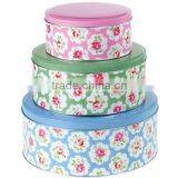 Cream 2pc Storage Cake Tin thumbnail-3