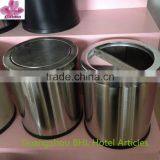 Standard Size for Indoor Dustbin Stainless Steel Funnal Top Room Trash Bin in thumbnail-3