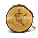 Wooden Music Box, Natural Wood Stump Music Box, Eco-friendly Music Box for Kid Gift thumbnail-1