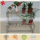 Outdoor Garden Decorative Metal Shelf Flower Pot Display Rack