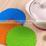 Creative Home Fashion Models Tree Pattern Silicone Decorative Table Mat, Round Table Plate Mat, Bowls Mat Wholesale thumbnail-1