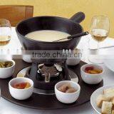 fondue,ceramic fondue,fondue casserole, fondue pot, porcelain pot,ceramic pot