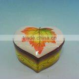2012 HOT SALE HEART SHAPE CERAMIC JEWELLERY BOX thumbnail-1