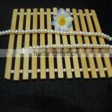 5-6 mm White Button Shape Freshwater Pearl Necklace thumbnail-4