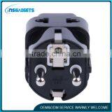 Euro and German 2 Round Pins 10/16A 250V AC Universal Accessory 2 Sockets Adapter Plug WDI-9 thumbnail-2