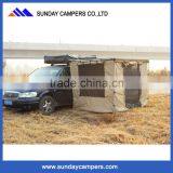 China Manufacturer High Grade Fabric Retractable Car Awning thumbnail-2