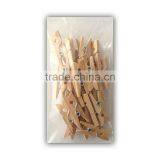 Decorate Spring Clothes Pet Mini Size Birch Wooden Clothespin thumbnail-6