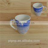 New bone china Simple design ceramic coffee mugs