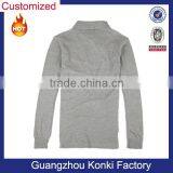 Long Sleeve Polo Shirt Chest Logo for Men Shirt Embroidery Design thumbnail-2