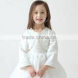 Bolero Jacket for Little Girl Baby Lace Flower Sweet Wedding Dress Tops thumbnail-5