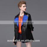 New Arrival Fashion Women Waterproof pu Sexy Leather Jackets Customized thumbnail-1