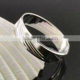 Mens Silver Band Rings thumbnail-1