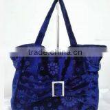 Ladies elegant fashion velvet handbag