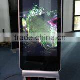 Floor Standing 47inch LCD Video Advertising With Shoe Polisher