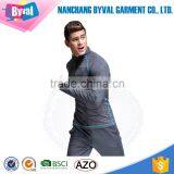 100% Polyester Half Zip Shirts Cationic Single Jersey Shirts thumbnail-3