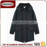 Winter Warm Men's Long Pollar Cotton Hoody Coat Padded Jacket Made In China thumbnail-3