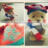 Free Knit Pattern for Hat Earflaps,knit Hat With Ball Top,winter Knitted Black Ski Mask Hat Knitting Pattern thumbnail-4