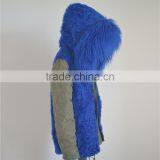 Myfur Customized Lamb Fur Hooded and Lined Winter Parka Jackets for Adults thumbnail-6