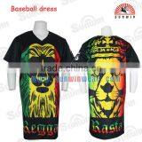 Custom Black Color Paisley Button Down Baseball Jersey,wholesale Baseball Jerseys thumbnail-2