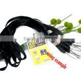 Custom 10 Black Neck Strap Lanyard With Pvc Card Holder thumbnail-1