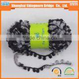 China Fancy Knitting Yarn Factory Supply 100% Polyester Loop Yarn for Knitting Scarf With Oeko Tex Standard Quality thumbnail-1