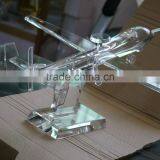 Crystal Airplane Model With Logo and Text Engraved Free thumbnail-6