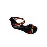 PU Upper, Lining and Outsole Material Ladies Flat Sandals thumbnail-1