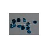 Blue Round Cubic Zirconia Gemstones thumbnail-2