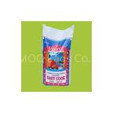 Color Printing Argriculture Laminated PP Woven Rice Bag , 55cm x 105cm