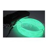 Rigid Green Color EL Lighting Wire String Light For Instrument Display AC 110 - 220V