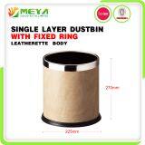 Recycle Metal Indoor Rubbish Garbage Waste Bin Trash Can With Fixed Rings thumbnail-5