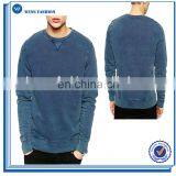 Custom Design High Quality Mens Cotton Acid Wash Sweatshirt thumbnail-1