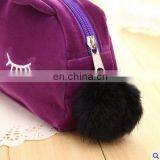 Coin Purse New 3D Girl Wallet Bag Ladies Face Zipper Mini Cat Animal Coin Purse Children's Purse Plush Coins Pouch Kawaii Bag thumbnail-6