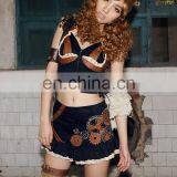 Steampunk Mini Skirt With Gear Patches thumbnail-5