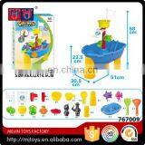 Plastic Sand Playing Set Beach Toys Outdoor Toys Beach Boat for Kids thumbnail-1