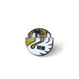 Custom High Quality Round Enamel Metal Pin Badges