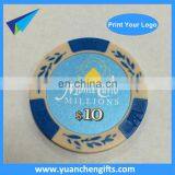 Custom Colorful Plastic Poker Chip With Golf Ball Marker thumbnail-4