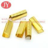 Jiayang Soft Enamel 3 Color Flat End Seamless Aglets Brass Tips thumbnail-2