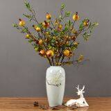 Wholesale Real Touch Berries 5 Heads Artificial Pomegranate Fruit With Branches thumbnail-2